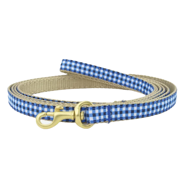 - Pet vitamin complex nutrition tablets Teacup Leash | Navy Gingham