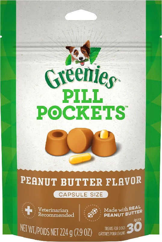 - Hamster silent running wheel to prevent chewing Greenies - Pill Pockets Peanut Flavor Capsules (For Dogs)