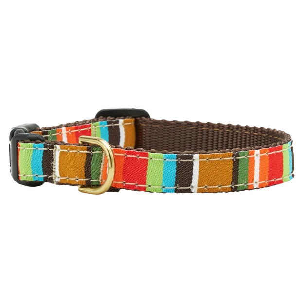  Teacup Collar | Brown Stripe