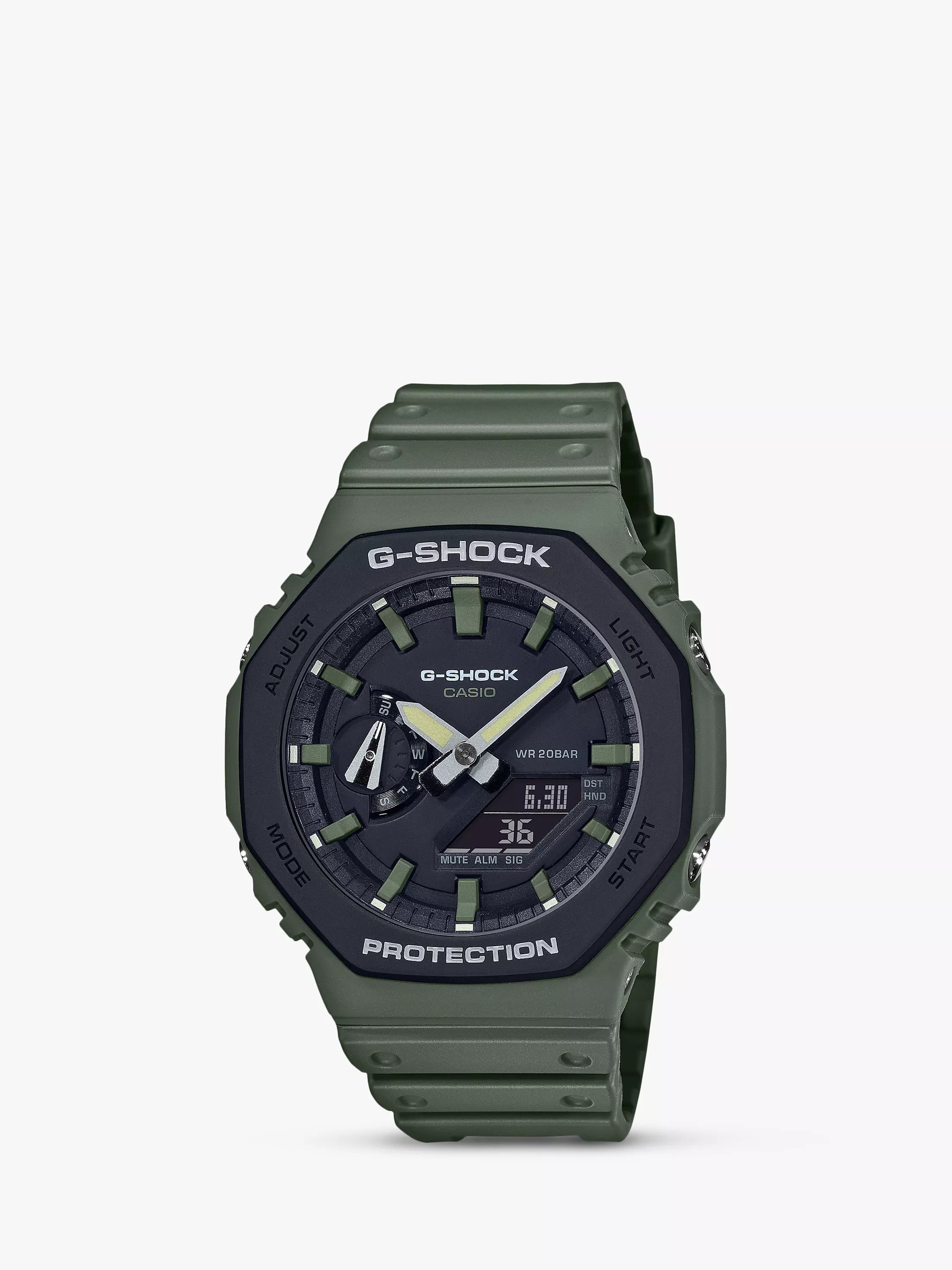 - Dog disposable foam shower gel Casio GA-2110SU-3AER Men's G-Shock Resin Strap Watch, Green/Black