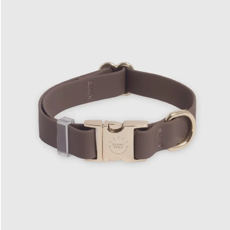  Sunny Tails - Waterproof collar - Espresso
