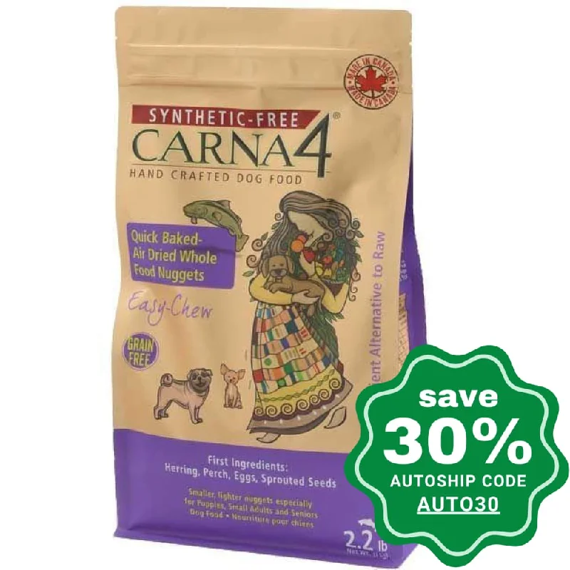 Carna4 - Dry Food for Small Breed Dogs - Grain Free Air-Dried Fish Recipe - 5LB