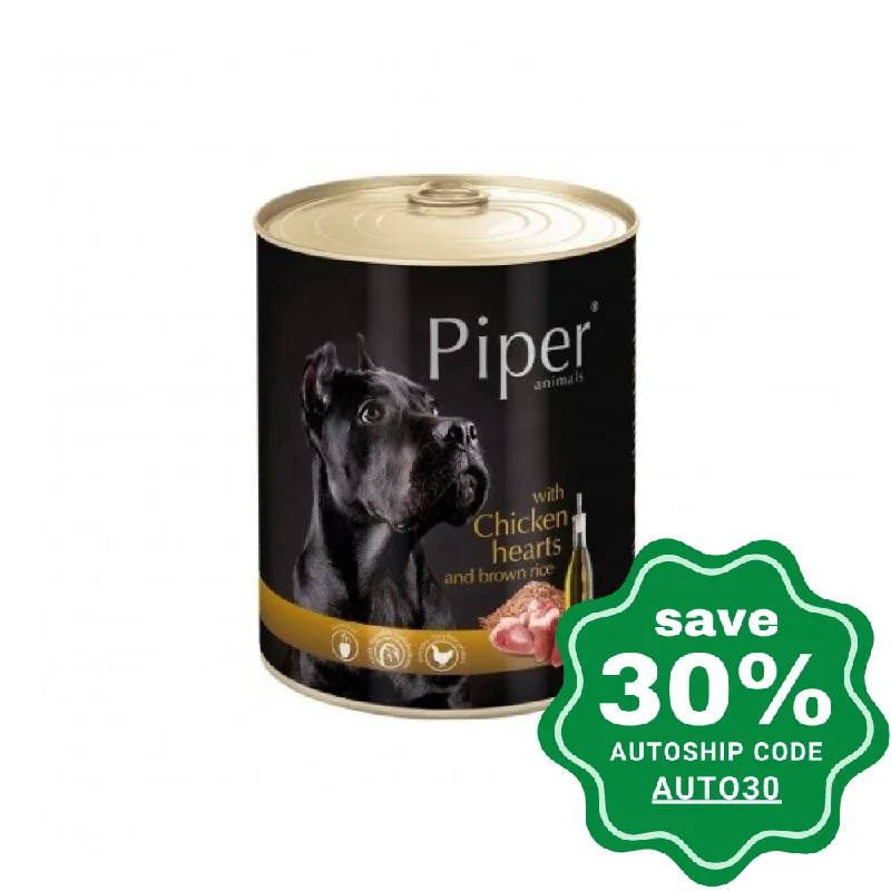 Dolina Noteci - Piper Premium Wet Dog Food - Chicken Heart & Brown Rice - 400G (Min. 24 Cans)