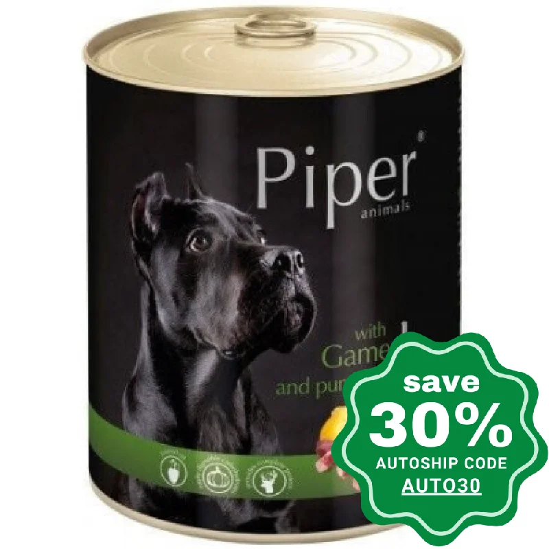 Dolina Noteci - Piper Premium Wet Dog Food - Game & Pumpkin - 400G (Min. 24 Cans)