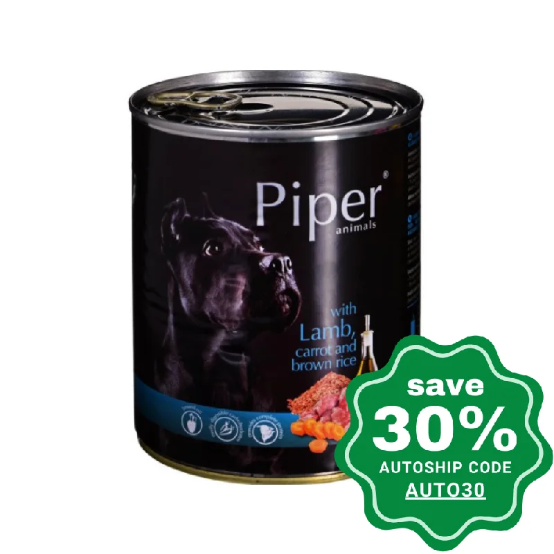 Dolina Noteci - Piper Premium Wet Dog Food - Lamb, Carrot & Brown Rice - 400G (Min. 24 Cans)