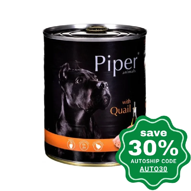 Dolina Noteci - Piper Premium Wet Dog Food - Quail - 400G (Min. 24 Cans)