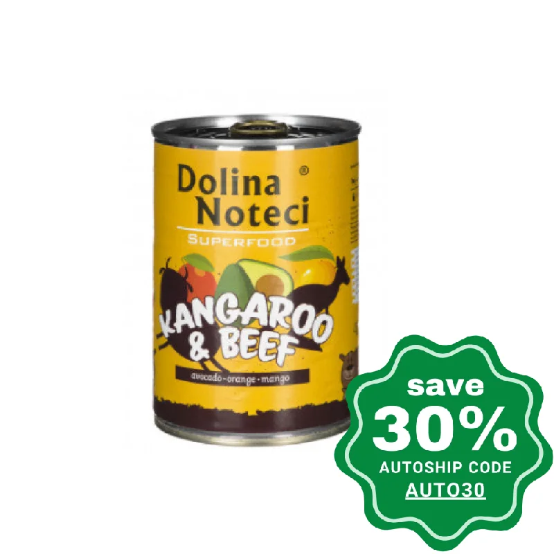 Dolina Noteci - Superfood Wet Dog Food - Kangaroo & Beef - 400G (Min. 12 Cans)