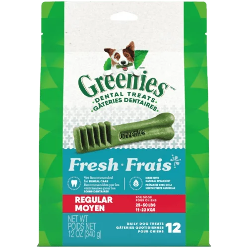 Fresh Regular  Dog Dental Treats 12CT | 12OZ - Greenies