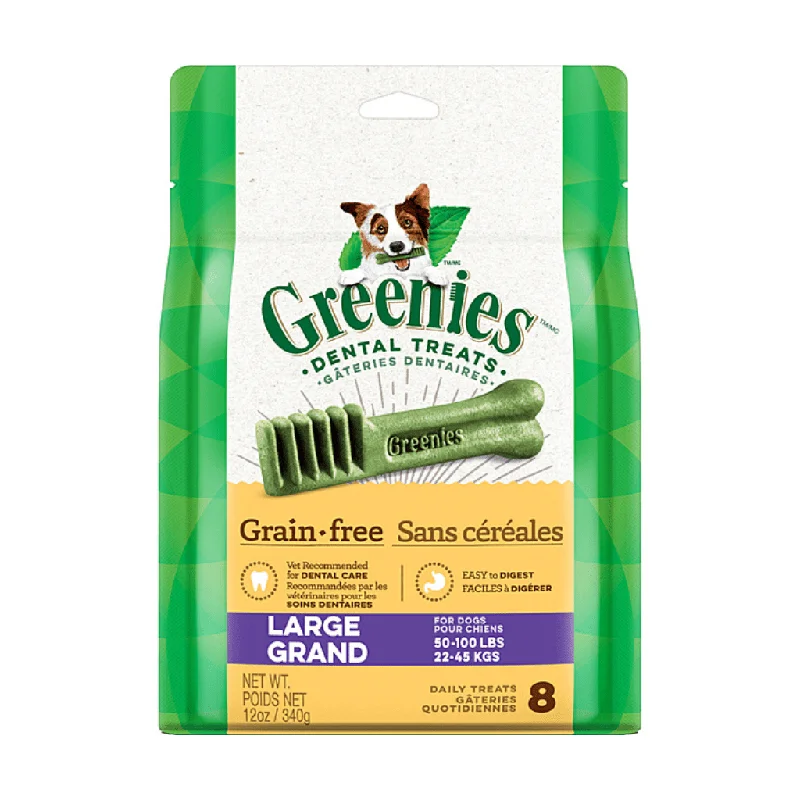 Grain Free Large Dog Dental Treats 8CT | 12OZ - Greenies