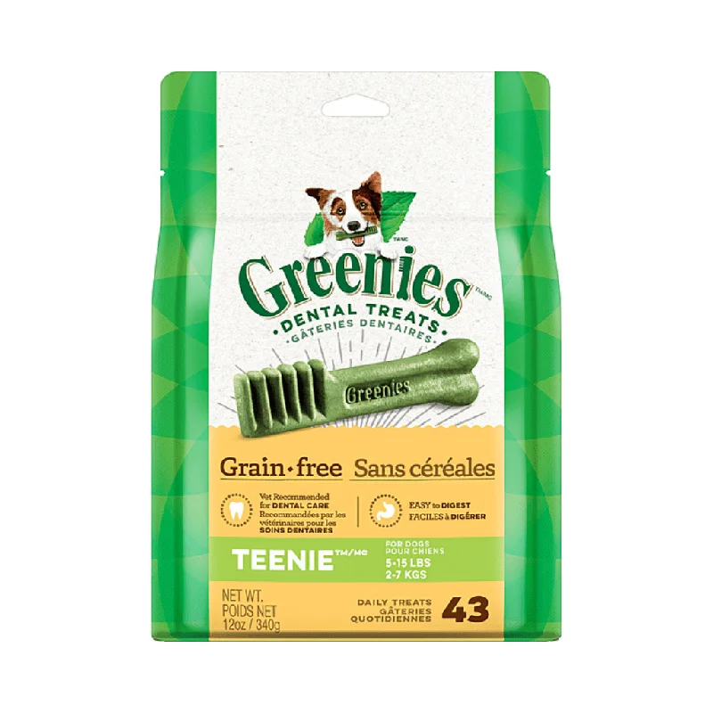 Grain Free Teenie Dog Dental Treats 43CT | 12OZ - Greenies