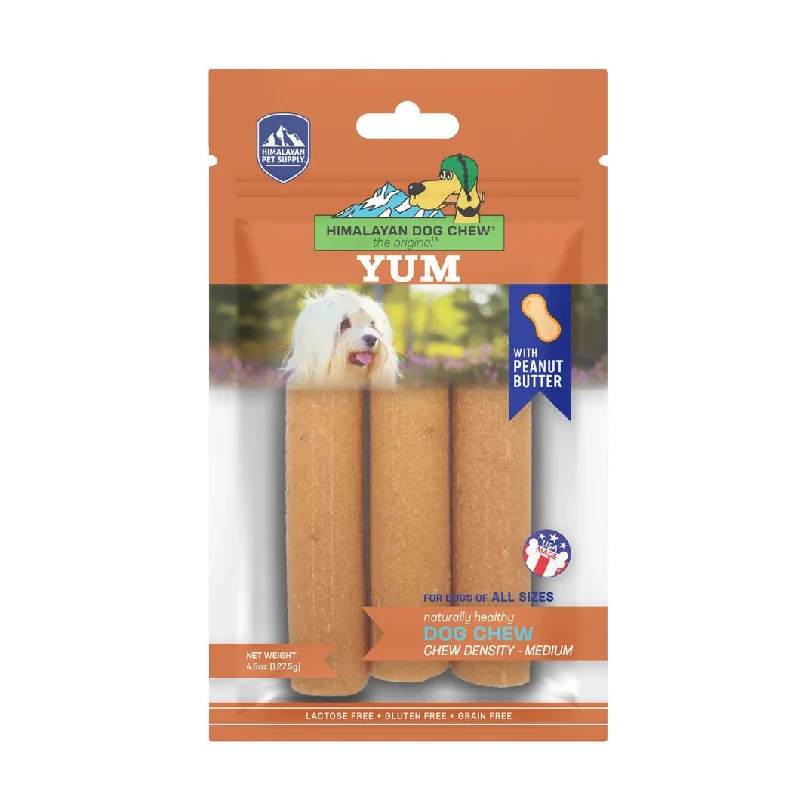 Himalayan Pet Supply Yaky Chew Yum Peanut Butter Dog Treat