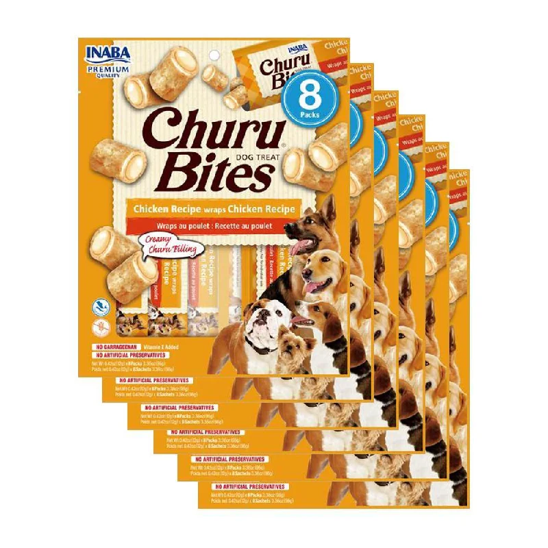 Inaba Churu Bites Chicken Wraps Dog Treats 96g x 6***