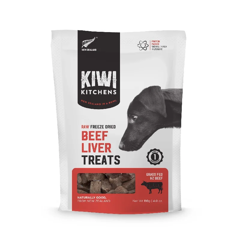 Kiwi Kitchens Beef Liver Freeze Dried Dog Treats 100g