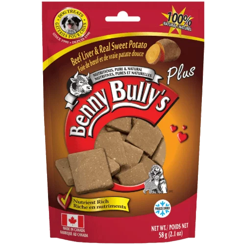 Liver Plus Sweet Potato Dog Treats 58 gm - Benny Bullys