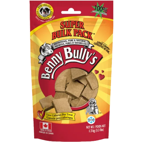 Original Liver Chops Dog Treats - Benny Bullys