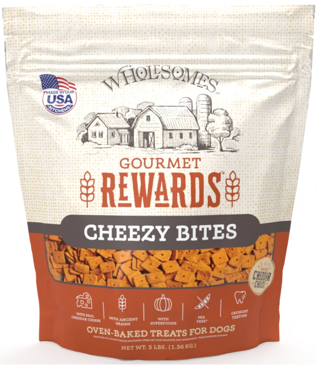 SPORTMiX Wholesomes Gourmet Cheezy Bites with Real Cheddar Cheese Dog Treats