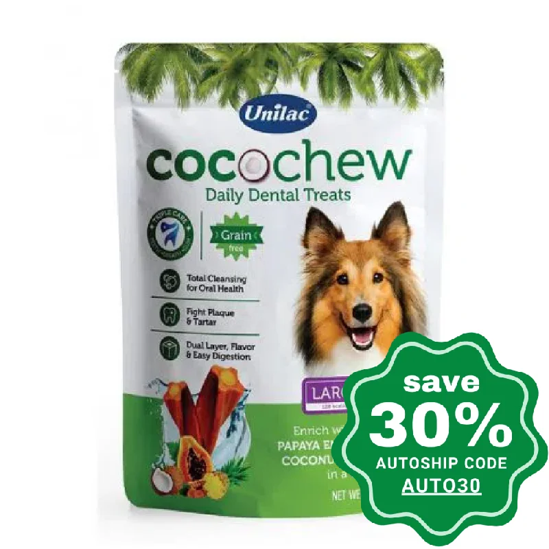 Unilac - Cocochew Dental Treats For Dogs - Large Size - 175G (4pcs)