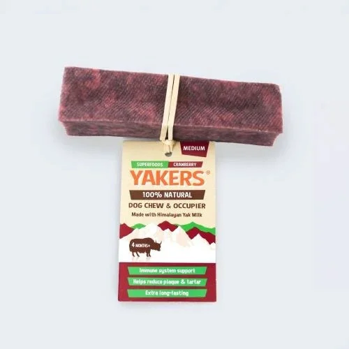 Yakers Cranberry Dog Chew