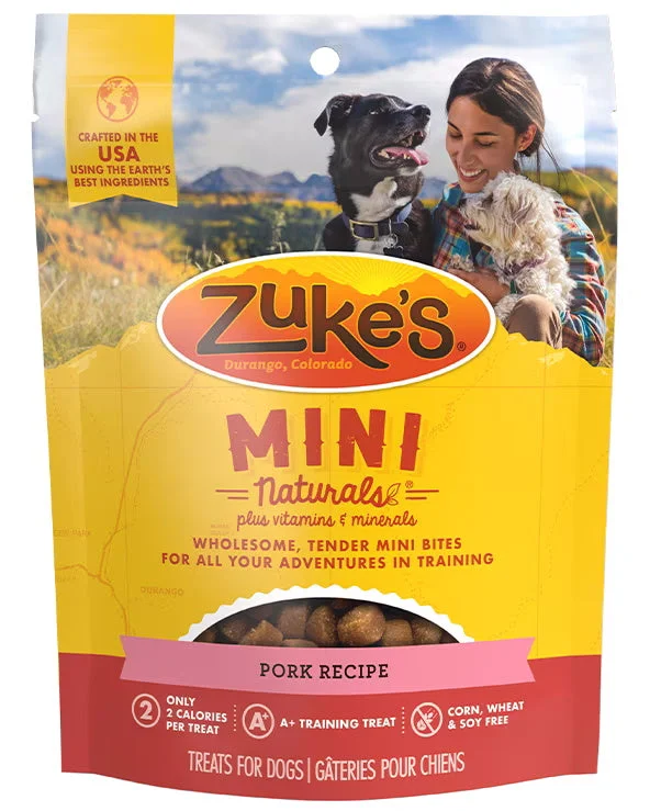 ZUKES MINI NATURALS PORK DOG TREATS