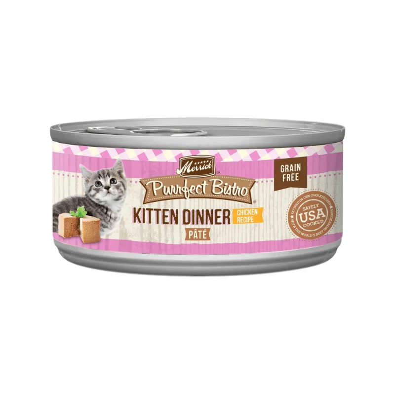 Canned Cat Food - PURRFECT BISTRO - Chicken Pâté for Kittens