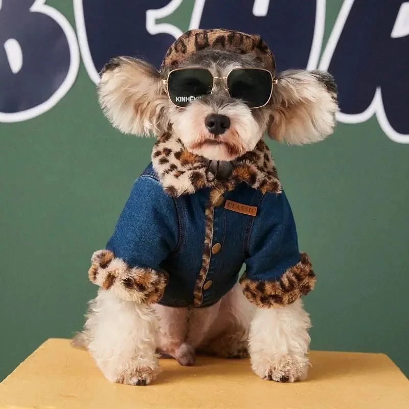 Leopard Jean Jacket