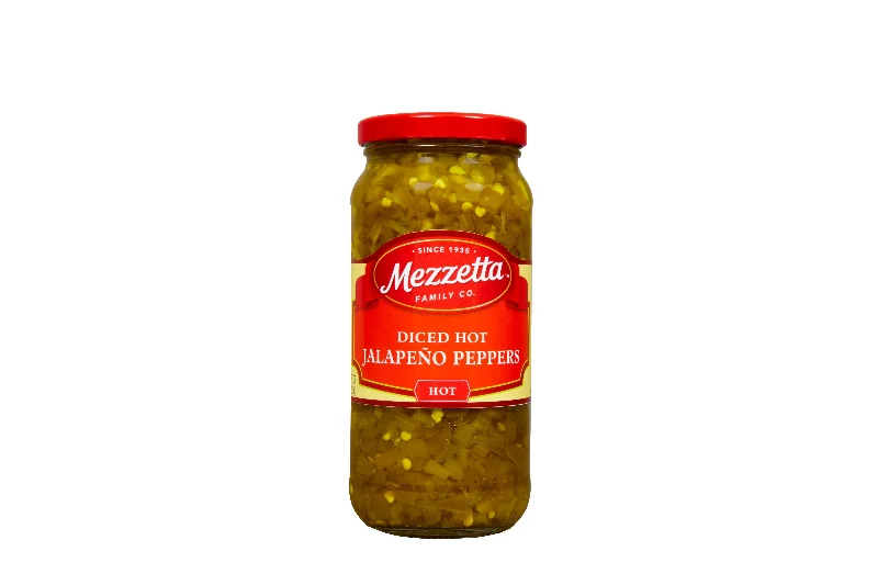 Diced Hot Jalapeño Peppers