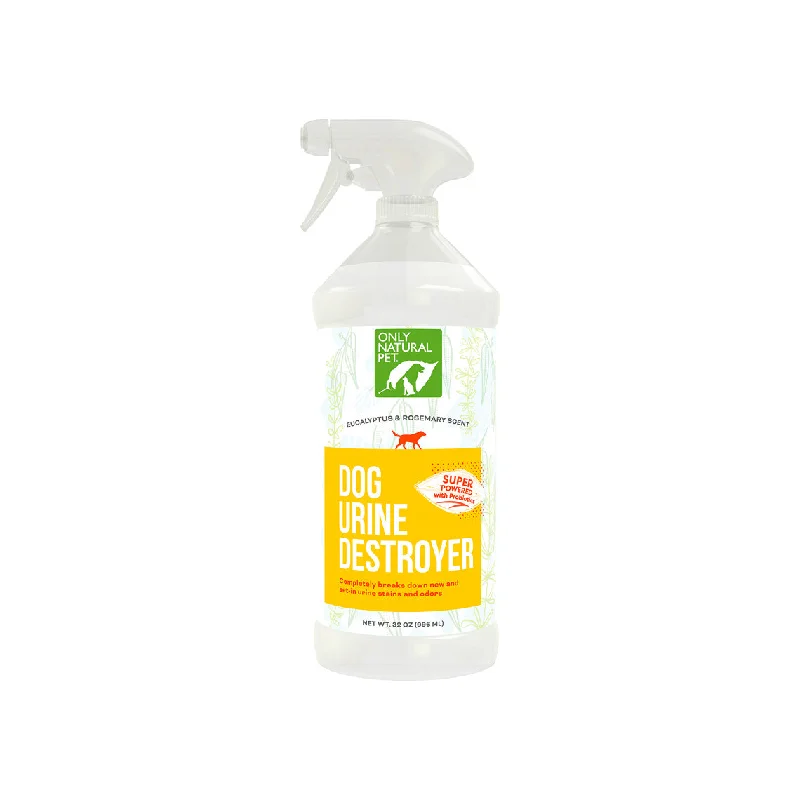 Only Natural Pet Dog Urine Stain & Odor Destroyer Probiotic Spray for Dogs 32 oz